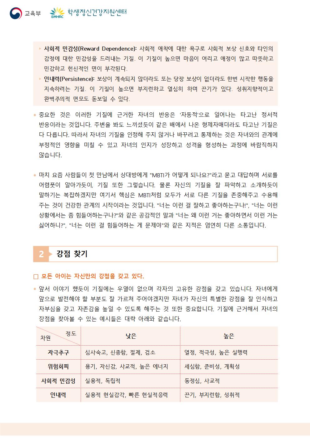 충청북도교육청 인성시민과_한국교육환경보호원 학생정신건강지원센터_붙임5. 뉴스레터 제2024-6호(학부모용)002